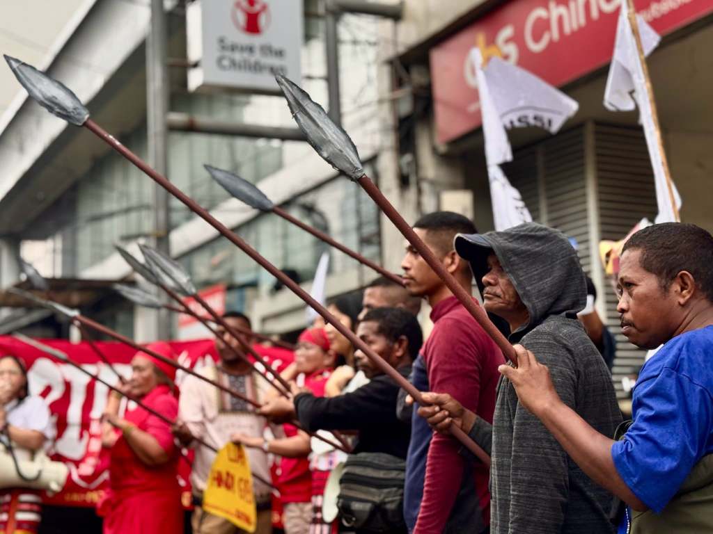 IN PHOTO | Indigenous groups rally at NCIP Central Office