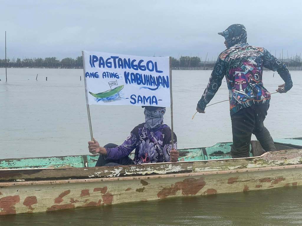 Bulacan fishers protest reclamation, loss of fishing grounds in Manila Bay