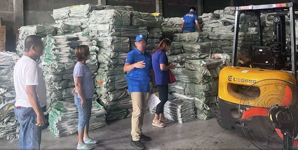 CIDG arrests Chinese national, employee over alleged counterfeit rice sacks in&nbsp;Bulacan
