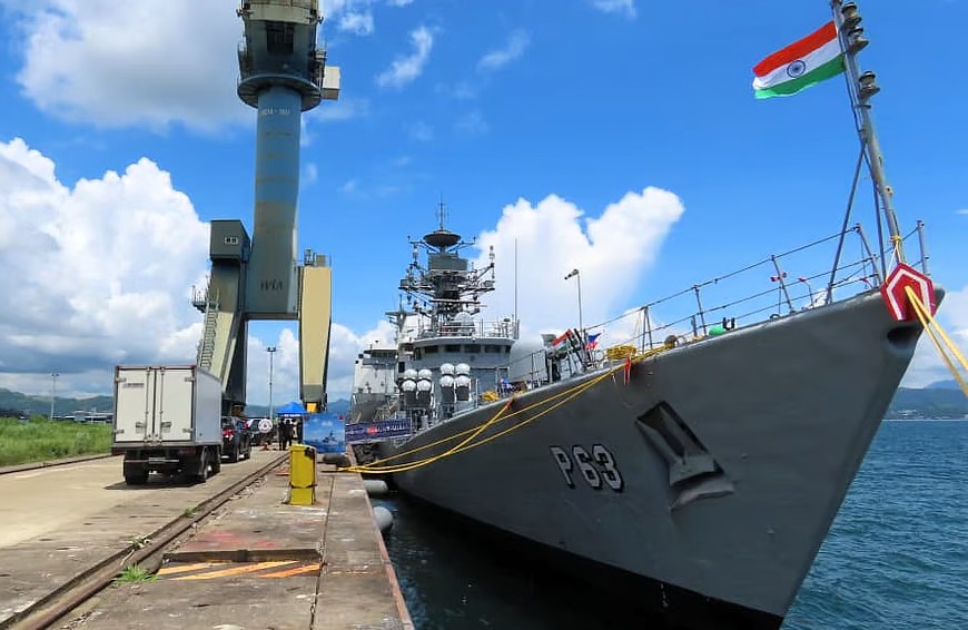 Indian naval ships arrive in Philippines for ASEAN maritime&nbsp;exercise