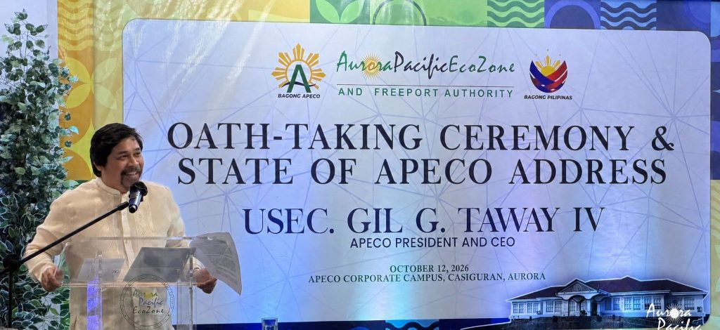 TAWAY REAPPOINTED AS APECO CHIEF, VOWS TO ACCELERATE INVESTMENTS, INFRASTRUCTURE&nbsp;DEVELOPMENT