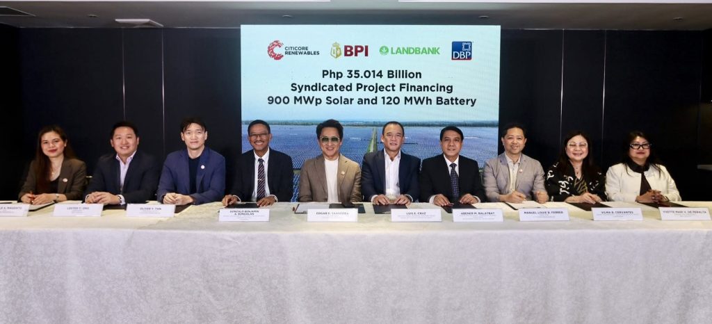 Citicore Renewables secures Php 35 billion vote of confidence from major banks for 900 MWp Batangas solar&nbsp;projects