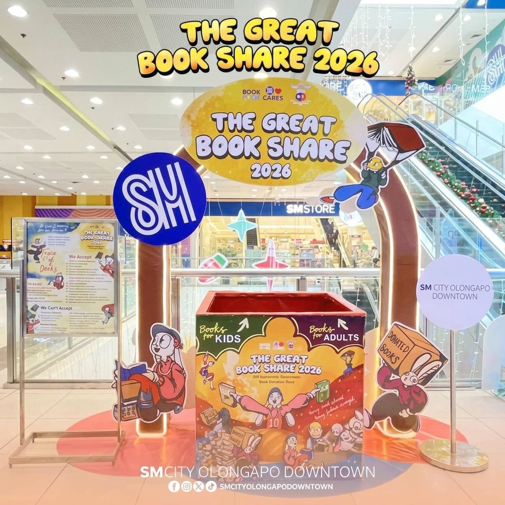 SM MALLS IN OLONGAPO SPARK HOPE AND LITERACY WITH ‘THE GREAT BOOK SHARE&nbsp;2026’